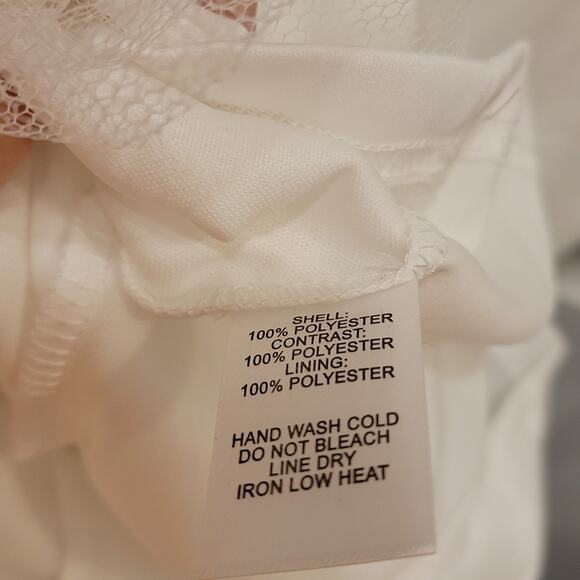 NWT Lulus Center of My Love White Satin Sleeveless Mermaid Maxi Dress, L - Picture 11 of 11